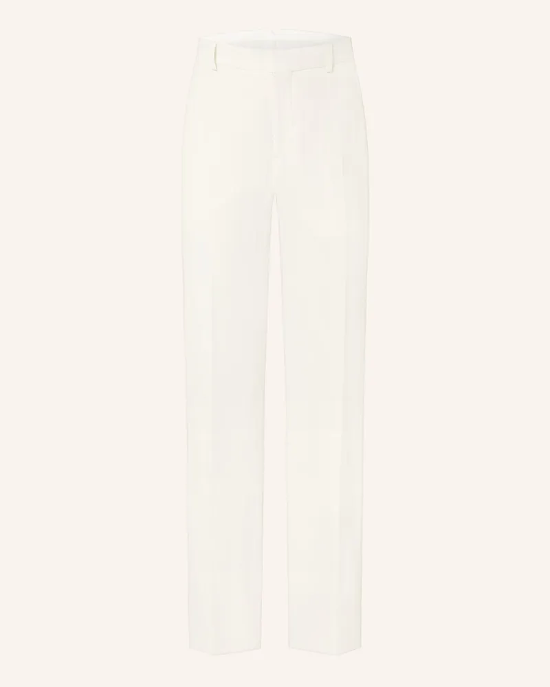 AMI Paris Hose Mit Leinen weiss Weiss