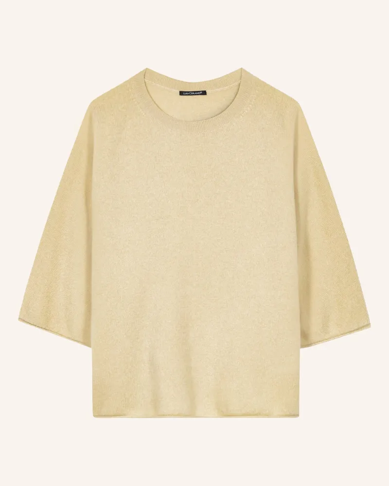 Luisa Cerano Strickshirt gelb Hellgelb