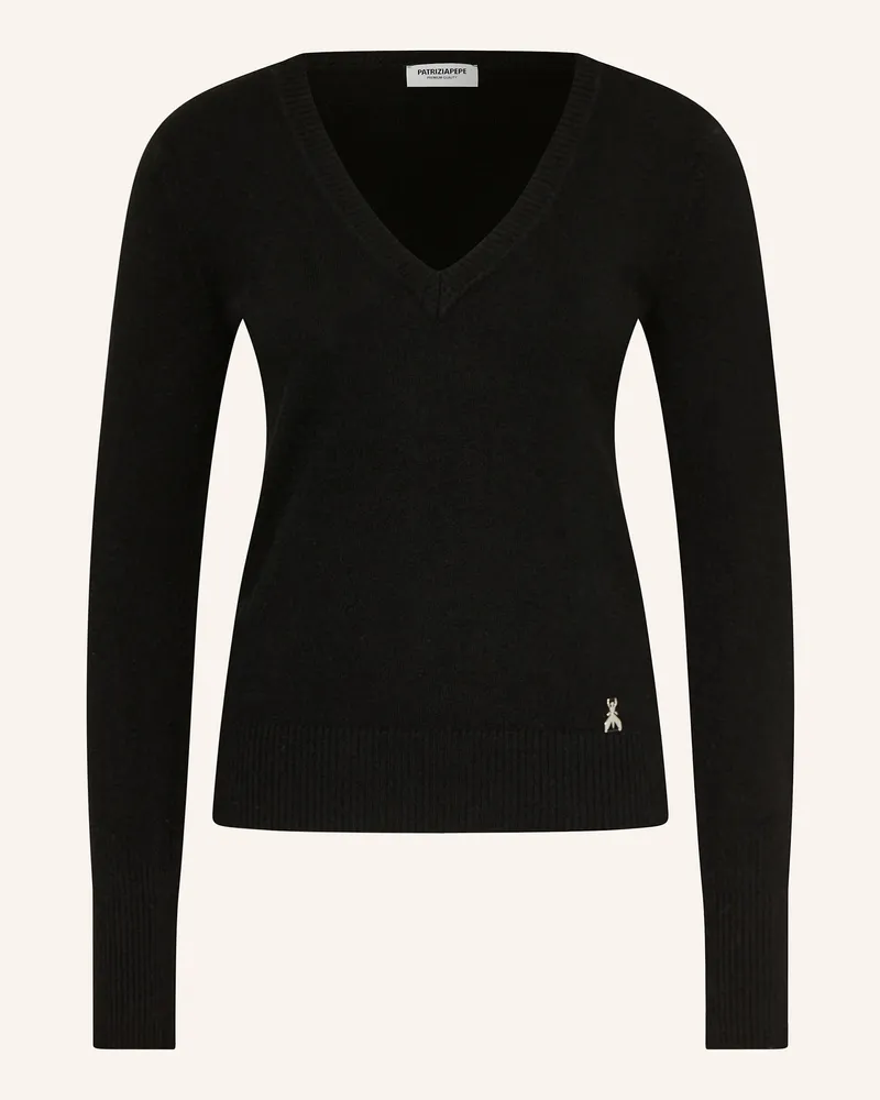 Patrizia Pepe Cashmere-Pullover Schwarz