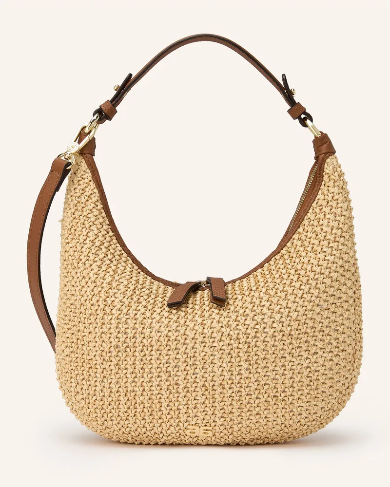 Abro Beuteltasche Nana Mini beige Creme