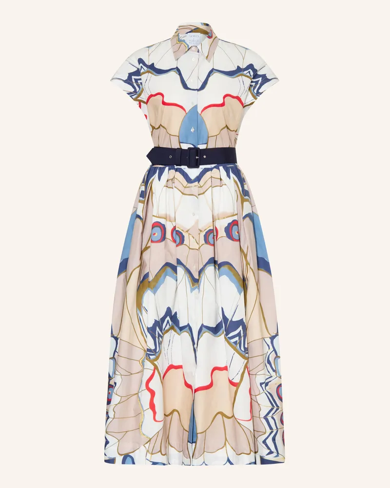 Sara Roka Hemdblusenkleid EDRINA Weiss