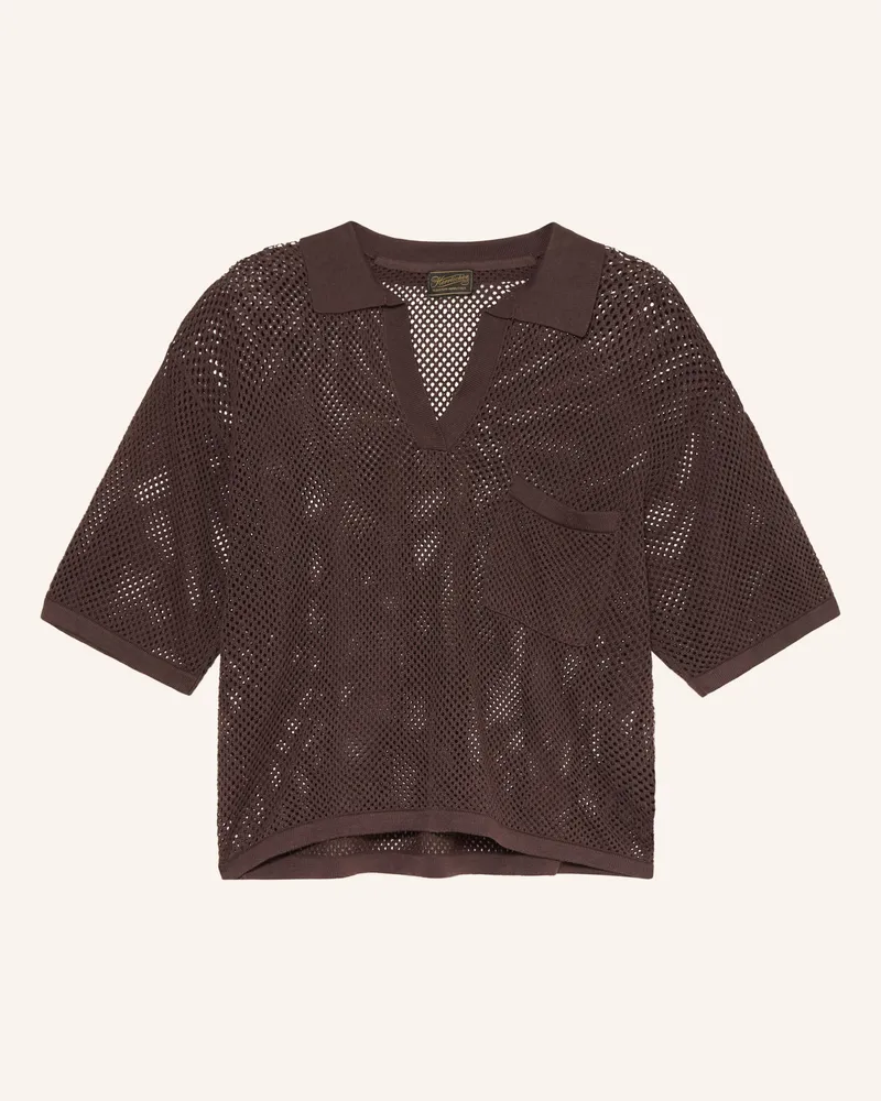 Herrlicher Strickshirt Anna Maria braun Dunkelbraun