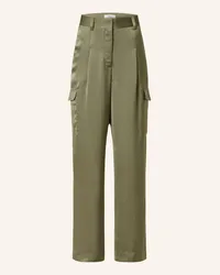 ba&sh Cargohose CARY aus Satin Gruen