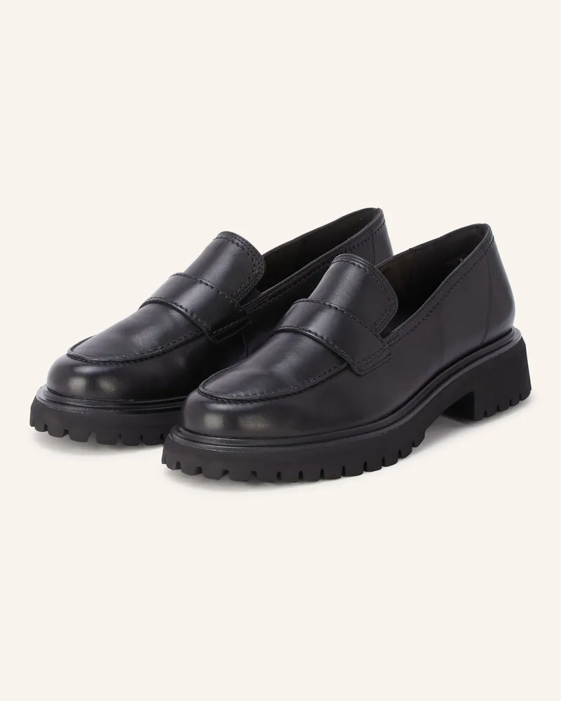 paul green Loafer schwarz Schwarz