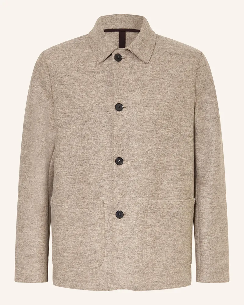 Harris Wharf London Overjacket beige Hellgrau
