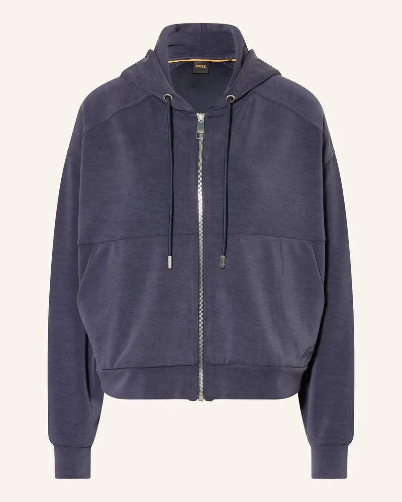 HUGO BOSS Sweatjacke ELIJAK Dunkelblau