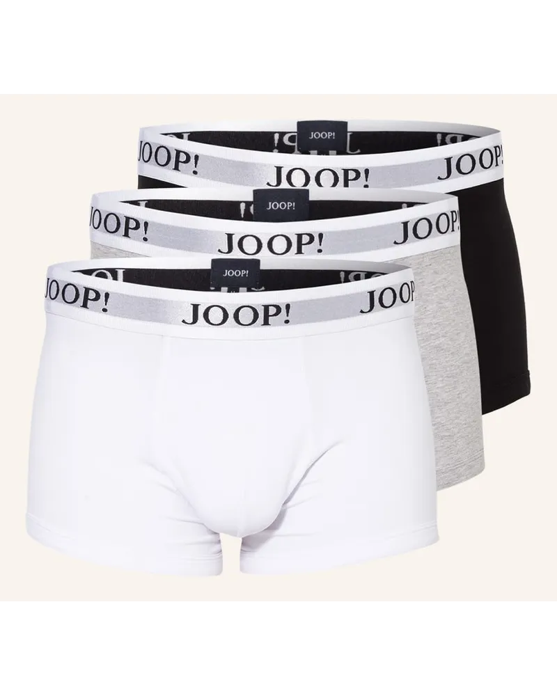 JOOP! 3er-Pack Boxershorts Weiss