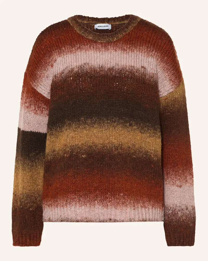 More & More Pullover braun Dunkelbraun
