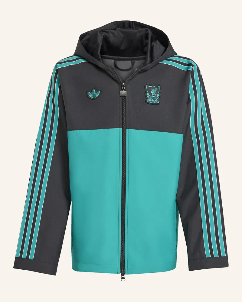 adidas FC LIVERPOOL TERRACE ICONS KIDS PARKA Schwarz