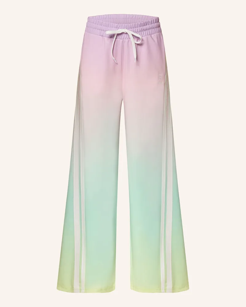 Elias Rumelis Sweatpants Penni Mit Galonstreifen gruen Helllila