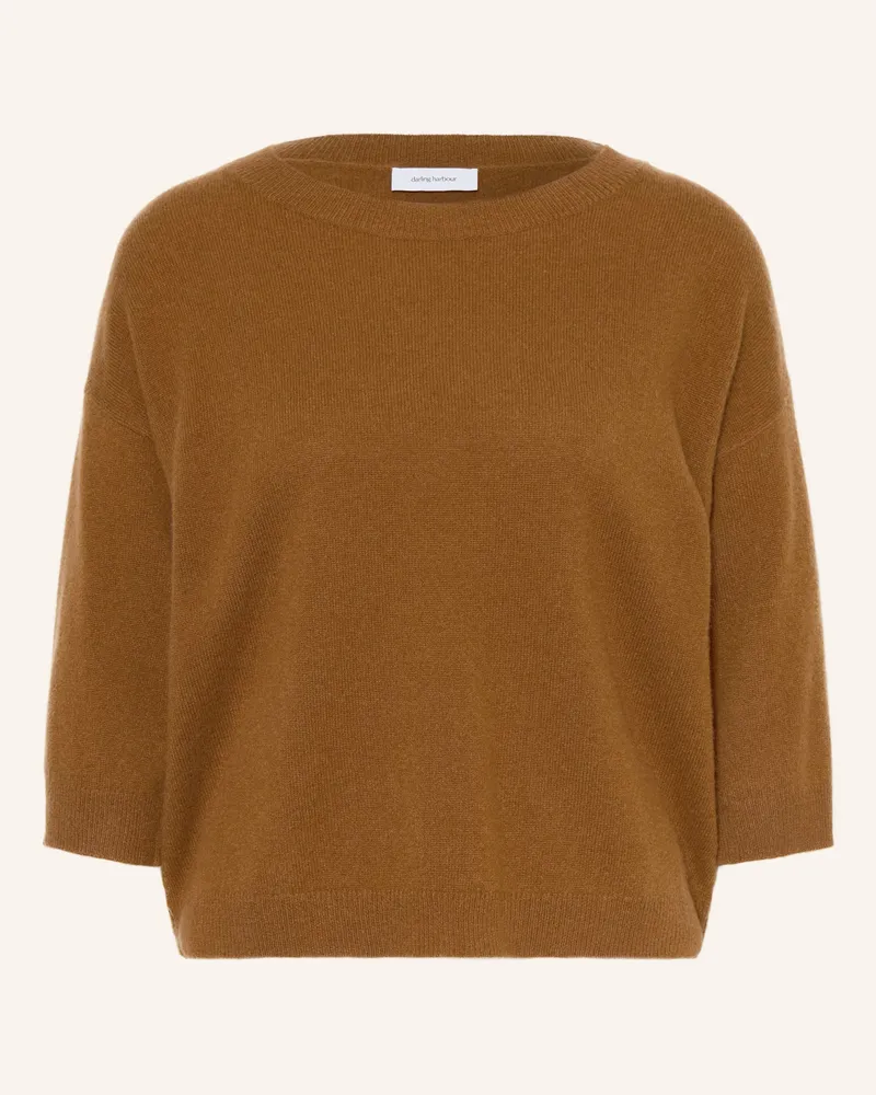 Darling Harbour Cashmere-Pullover Mit 3/4-Arm braun Toffee