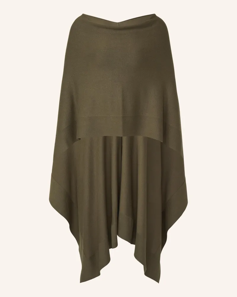 COMMA Indoor-Poncho gruen Oliv