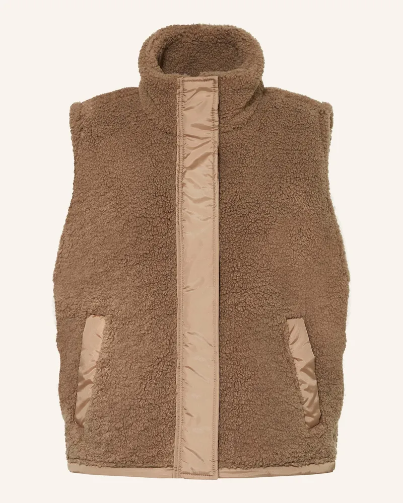 Samsøe & Samsøe Teddyfell-Weste beige Beige