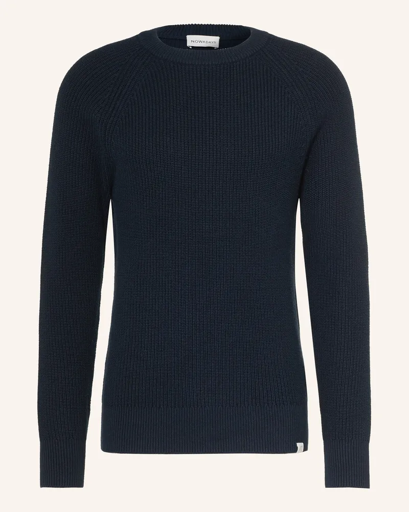Nowadays Pullover blau Dunkelblau
