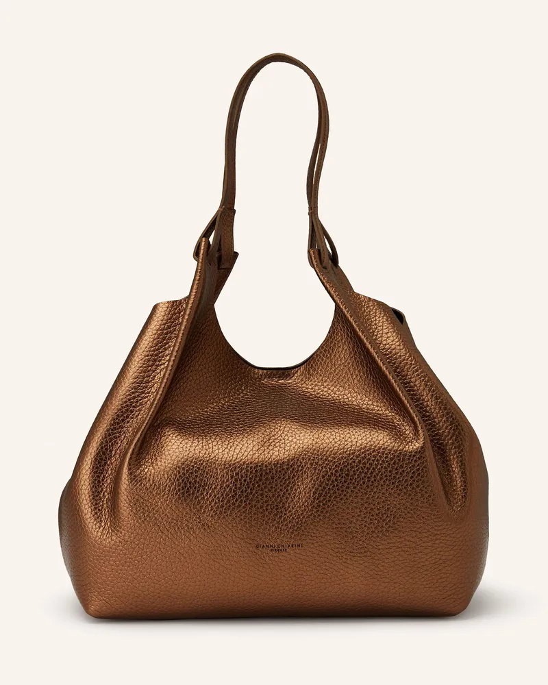 Gianni Chiarini Hobo-Bag DUA XL mit Pouch Cognac