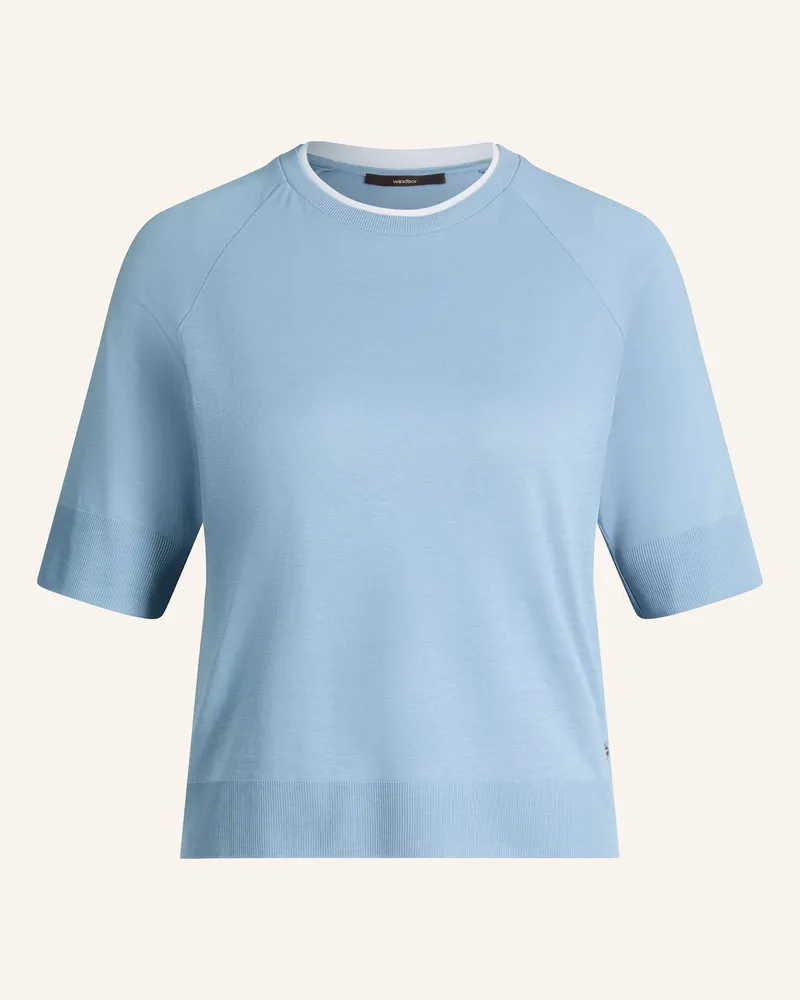 windsor. T-Shirt Hellblau