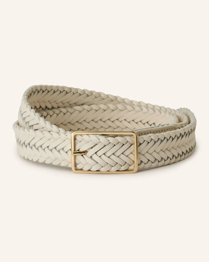 Abro Ledergürtel Dalia beige Beige