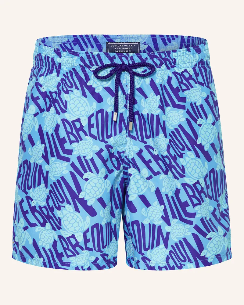 Vilebrequin Badeshorts MOOREA Blau