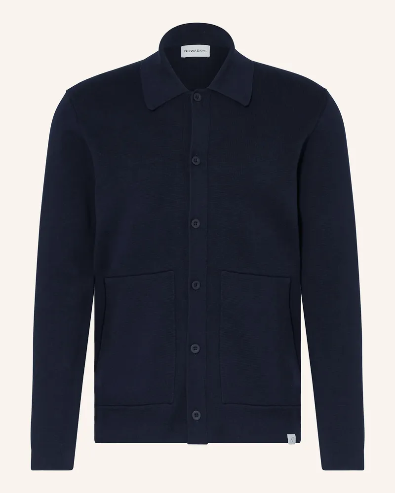 Nowadays Strickjacke Dunkelblau
