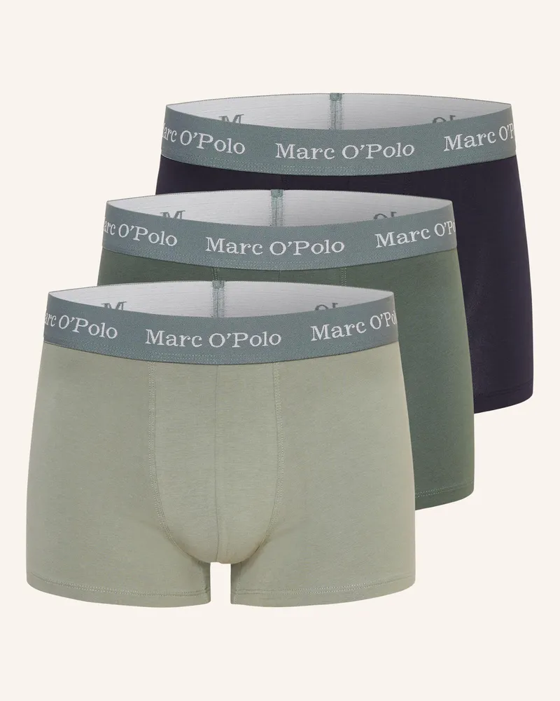 Marc O'Polo 3er-Pack Boxershorts Dunkelblau