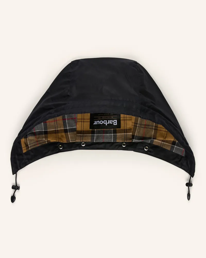 Barbour Kapuzeneinsatz Wax Cotton blau Dunkelblau