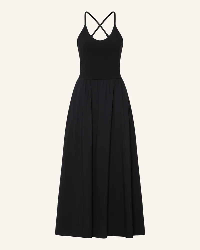 Sweaty Betty Kleid Im Materialmix schwarz Schwarz