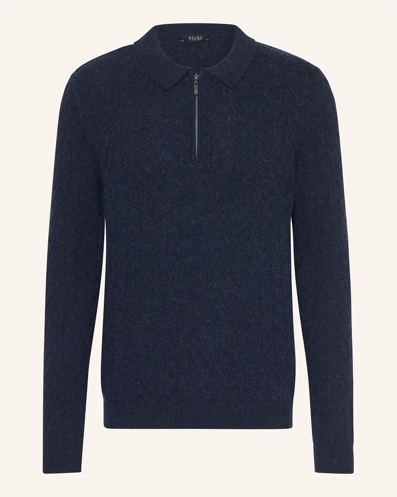 Digel Strick-Poloshirt DAMY-Z Dunkelblau