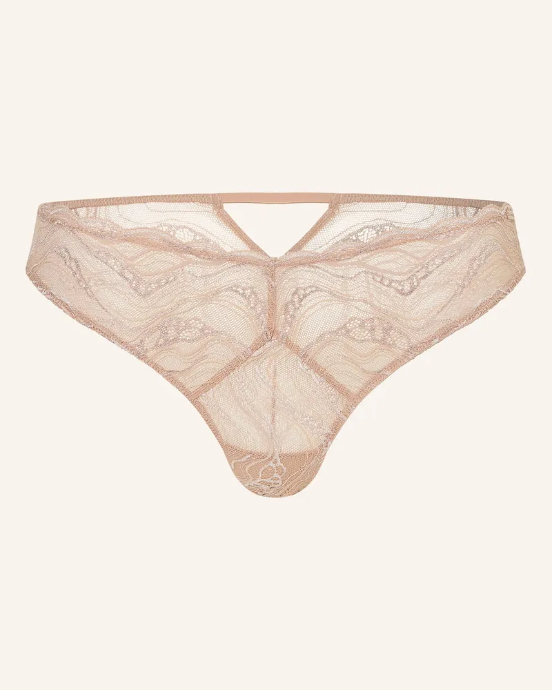 Calvin Klein Slip SENSUAL STRETCH LACE Beige