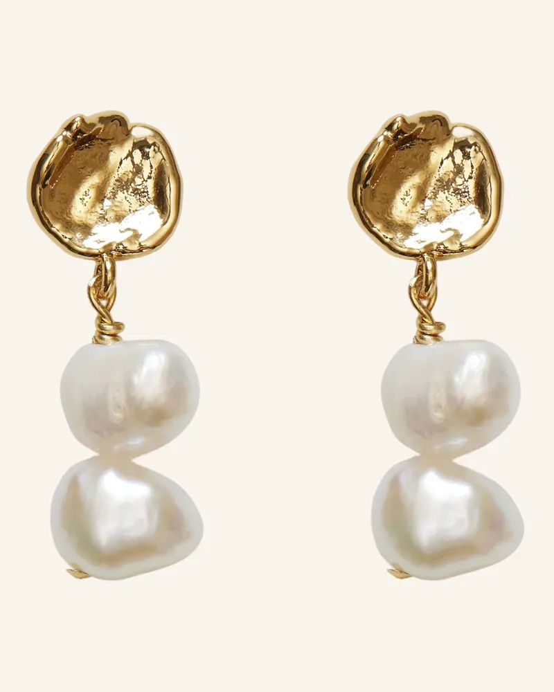 Anni Lu Ohrringe PEARLY DROP by GLAMBOU Gold