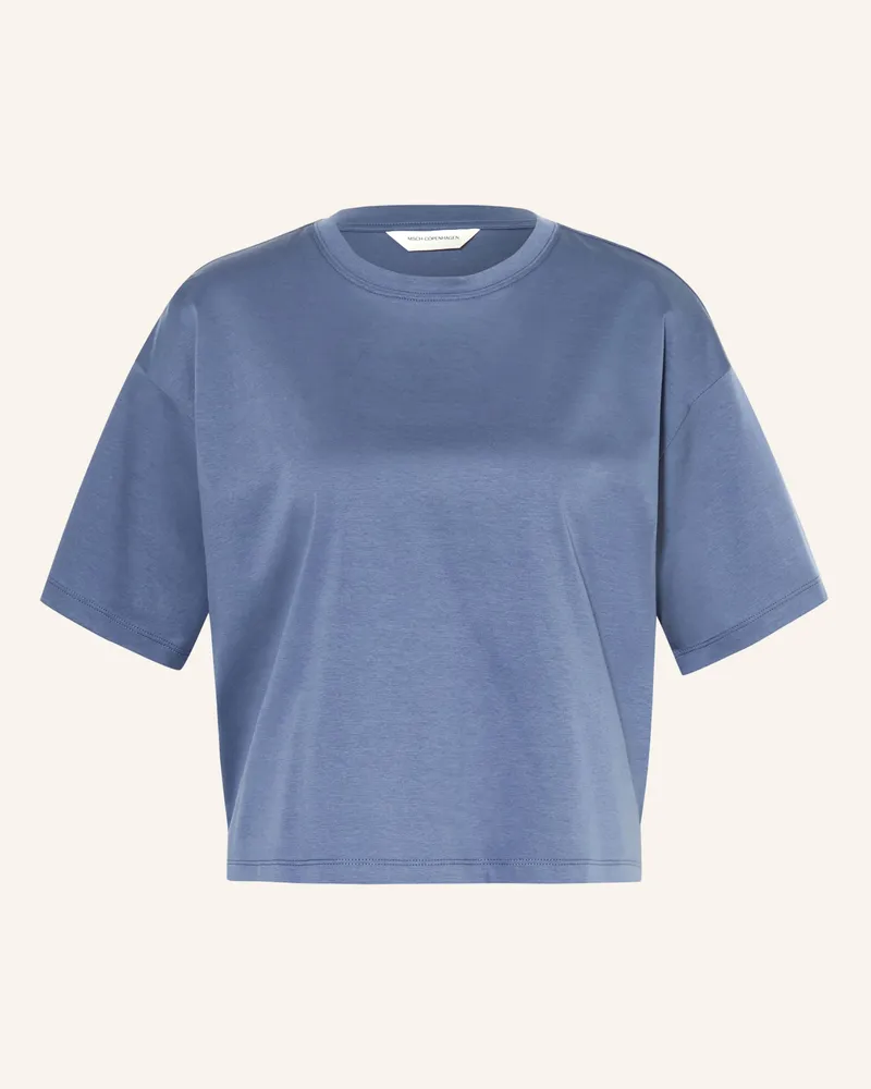 MOSS COPENHAGEN T-Shirt Mschmoa blau Blaugrau