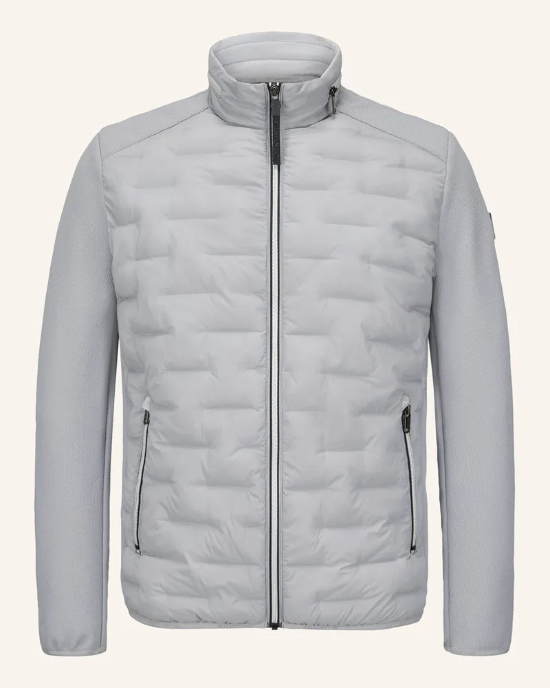 Milestone Steppjacke MSNERANO im Materialmix mit DUPONT™ SORONA®-Isolierung Hellgrau