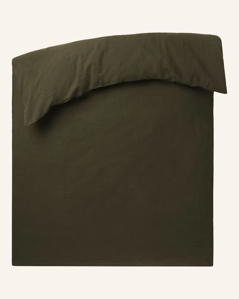 Zoeppritz Bettbezug Stay Aus Leinen gruen Grün