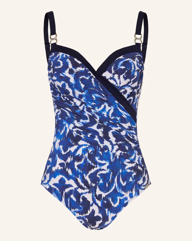 Charmline Bügel-Badeanzug Aegean Spirit Mit Shaping-Effekt blau Dunkelblau