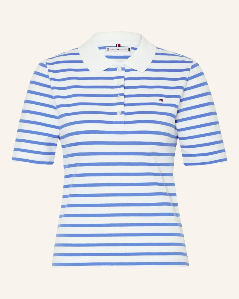 Tommy Hilfiger Piqué-Poloshirt Ecru