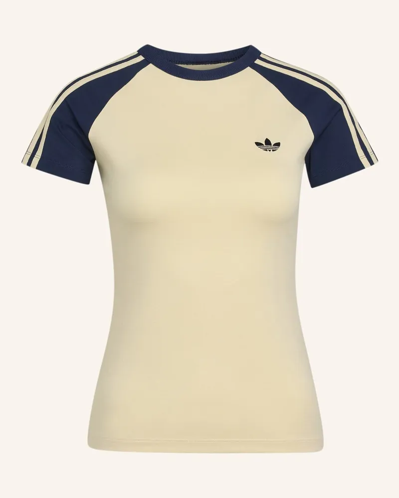 adidas Sst T-Shirt gelb Creme