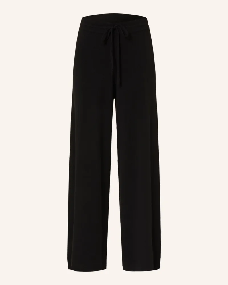 lilienfels Strickhose mit Cashmere Schwarz