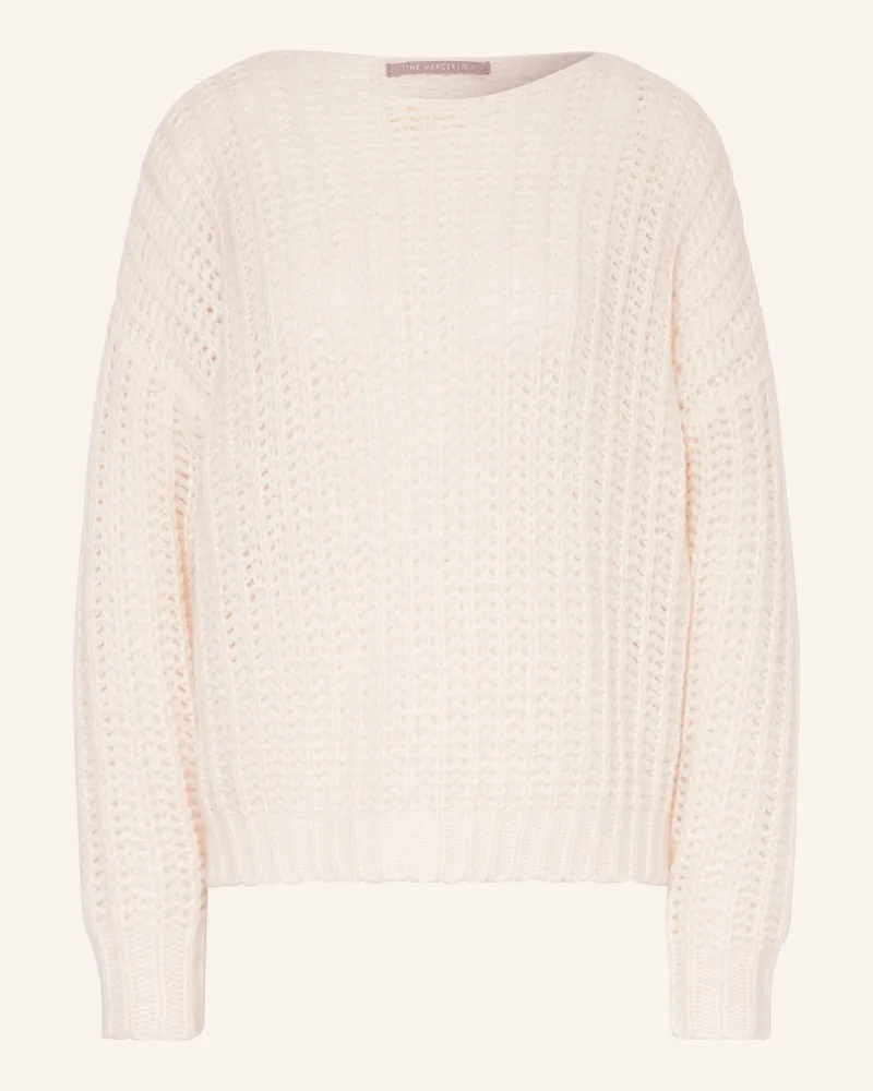 (THE MERCER) N.Y. Cashmere-Pullover weiss Ecru