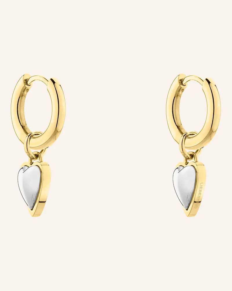 Liebeskind Creolen  Aus  Edelstahl gold Gold
