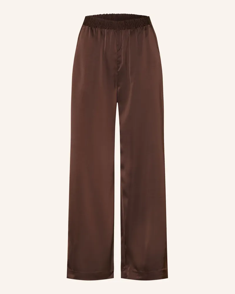 InWear Satinhose Oliveiw braun Dunkelbraun
