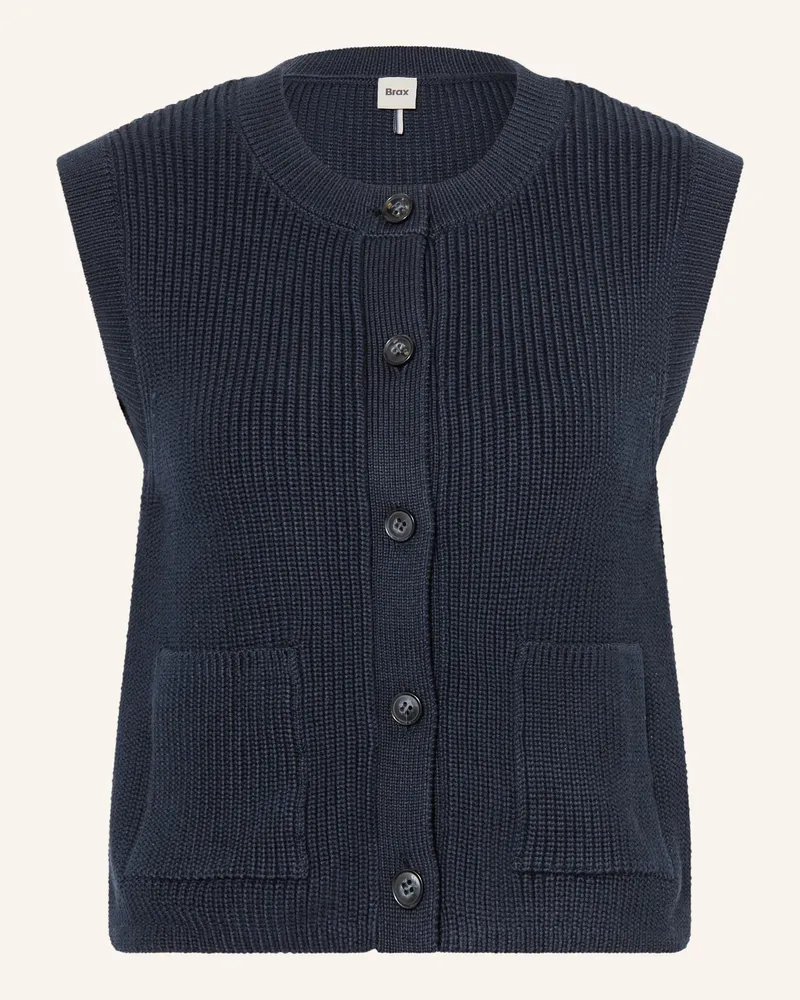 Brax Strickweste Elisa blau Dunkelblau