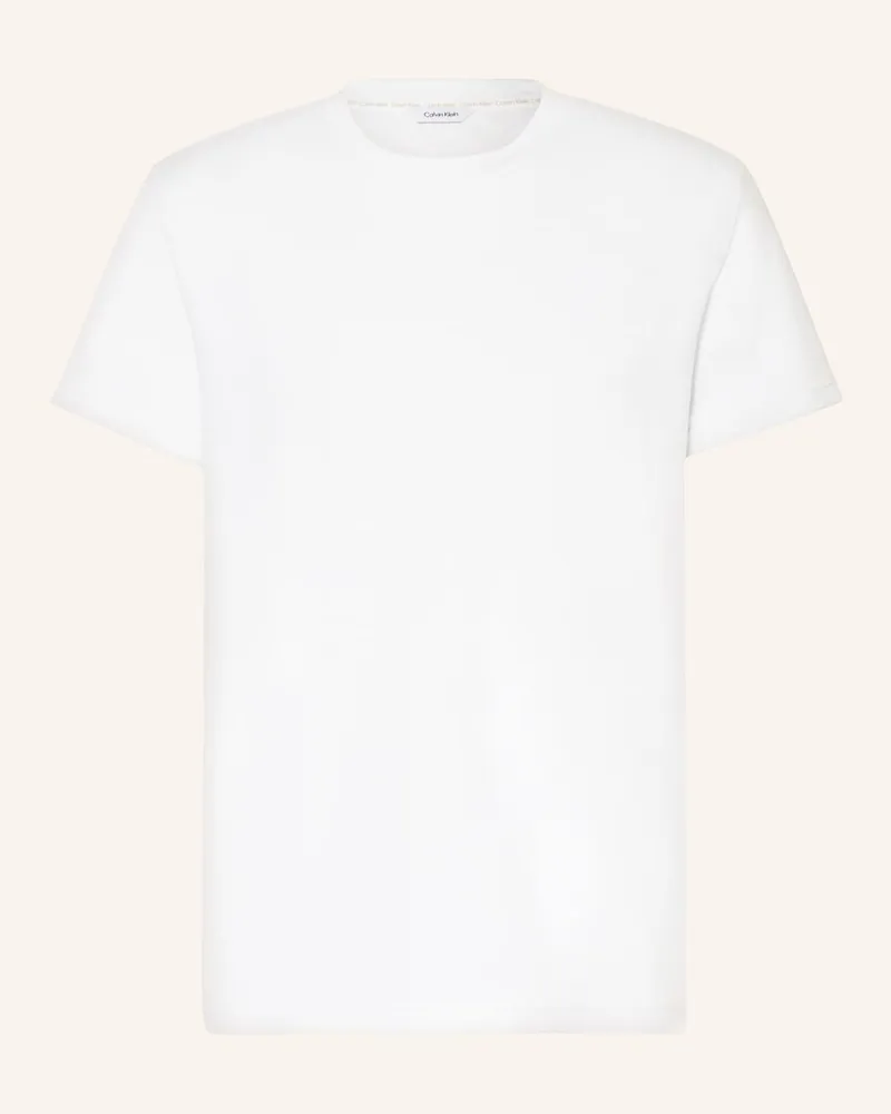 Calvin Klein T-Shirt aus Frottee Weiss