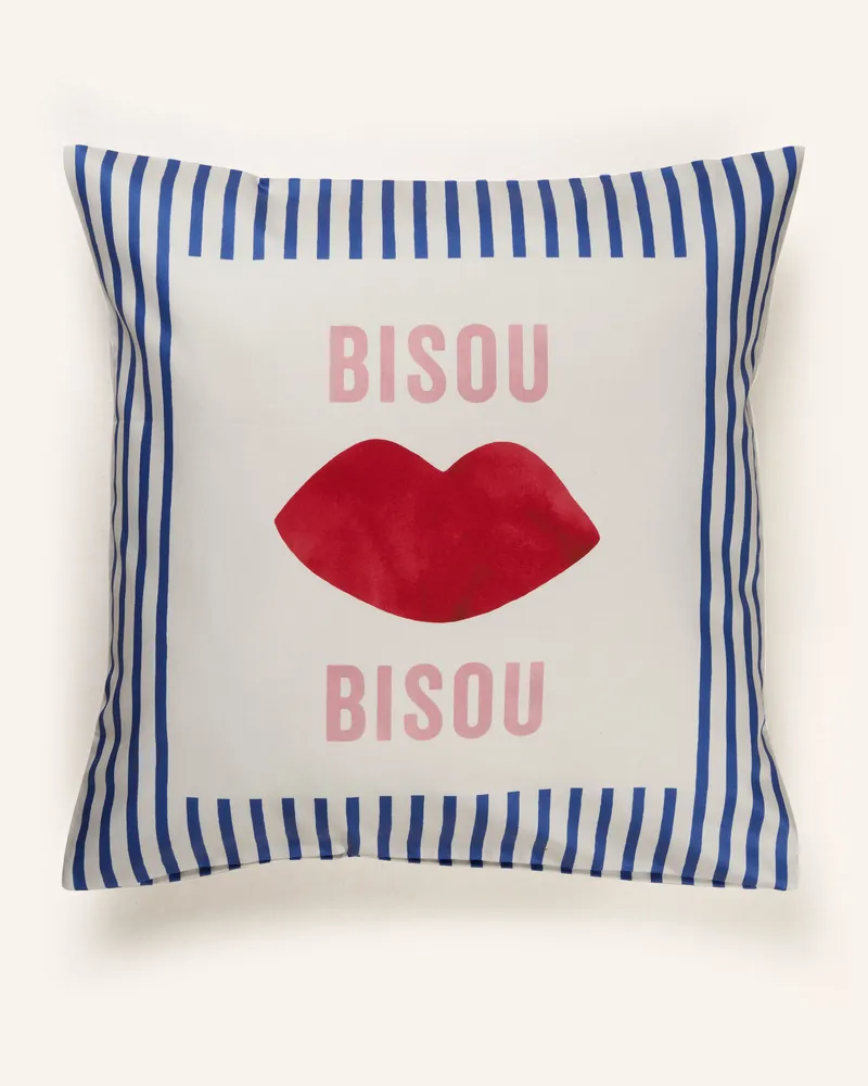 elegante Kissenbezug BISOU Blau