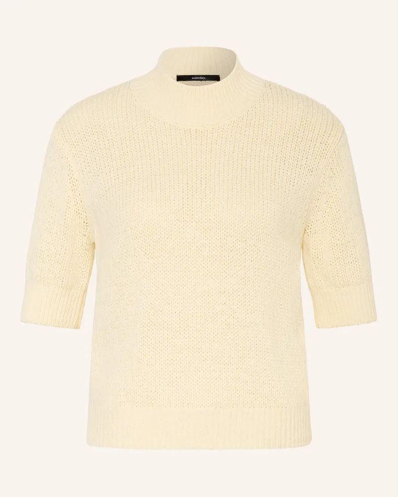 someday. Strickshirt Tavery Detail gelb Hellgelb