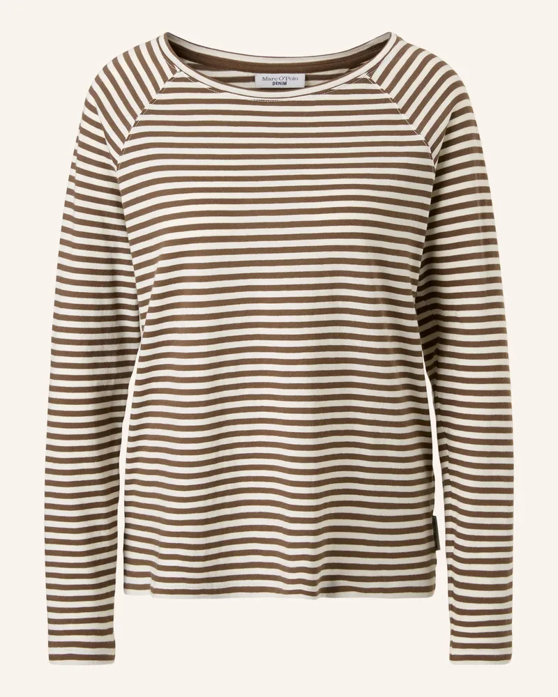 Marc O'Polo Longsleeve braun Dunkelbraun