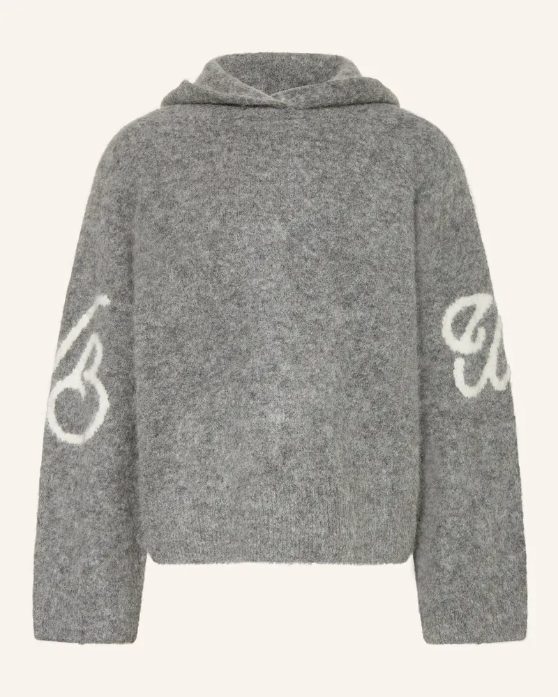WRSTBHVR Strick-Hoodie Mixam grau Grau