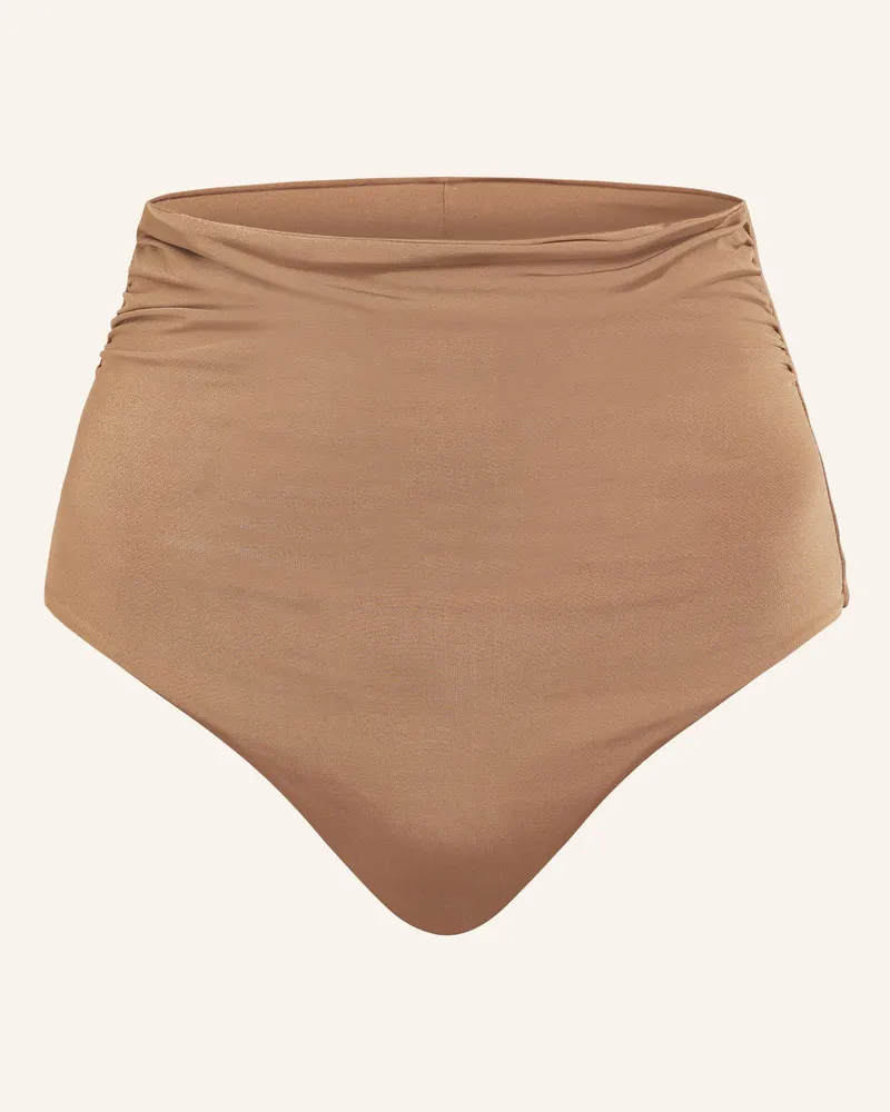 Max Mara High-Waist-Bikini-Hose SALLI Braun