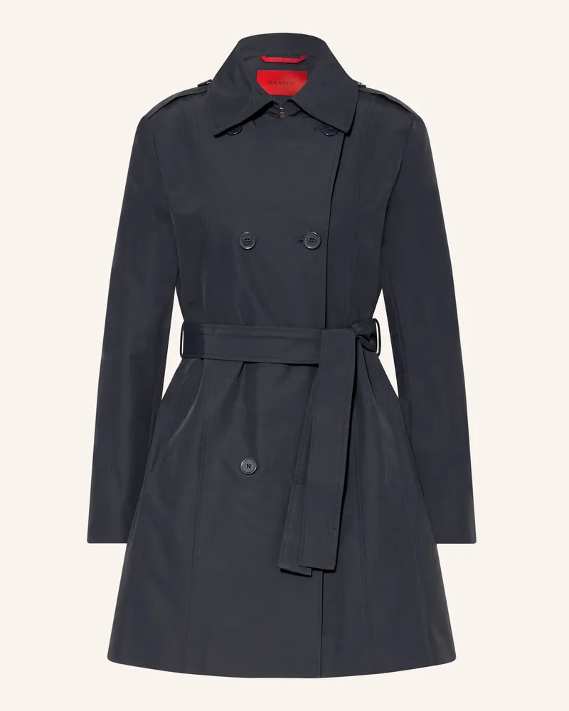 MAX&Co. Trenchcoat MILO Dunkelblau