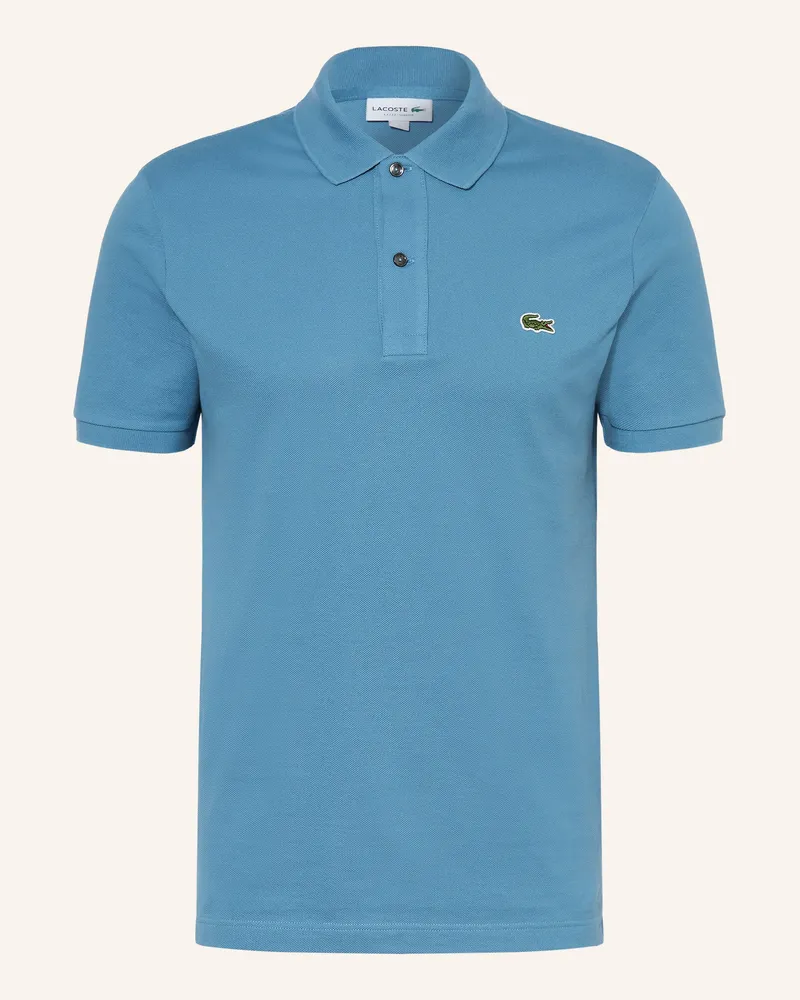 Lacoste Piqué-Poloshirt Slim Fit blau Blau
