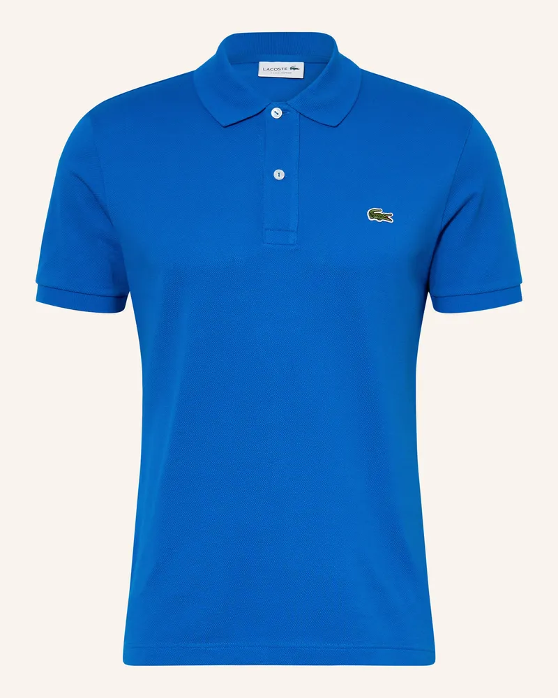 Lacoste Piqué-Poloshirt Slim Fit blau Blau