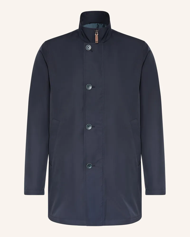 Herno Mantel blau Dunkelblau